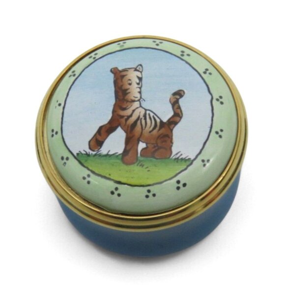 HALCYON DAYS Classic Pooh TIGGER Im The Only One Bilston Enamel England - Picture 3 of 10